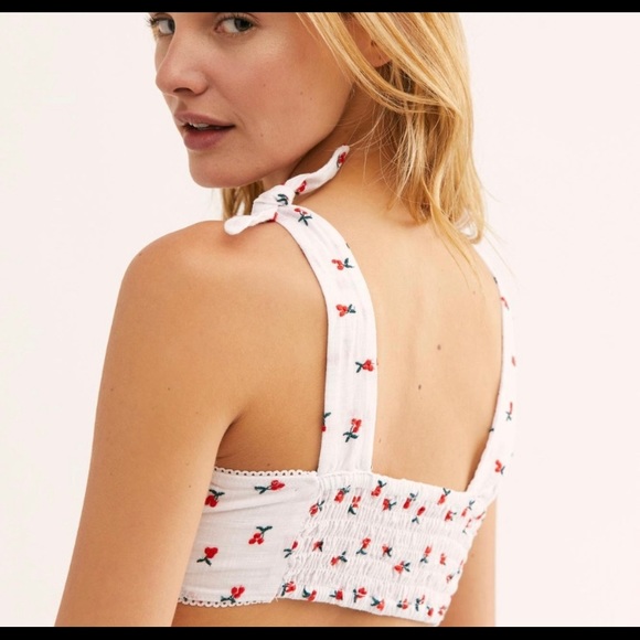 NWT $48 Intimately Free People Britt Bralette M Medium Soft Bra Pin Up Style - Picture 6 of 12